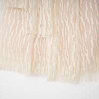Cynthia Neutrals 3D Petal Textured Midi Dress