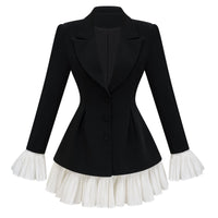 Rébecca Color Block Mini Blazer Dress