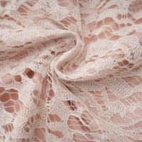 Alaia White Cape Design Floral Lace Midi Dress