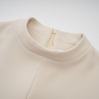 Chloé cream-white fitted mini dress