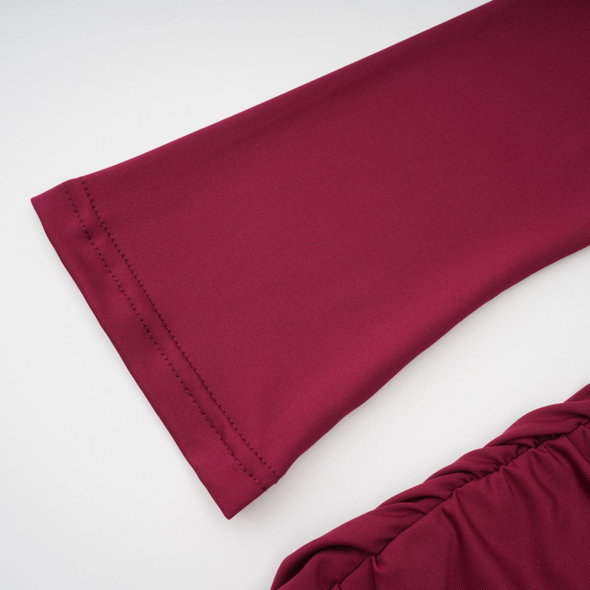 Anastasia Burgundy One Shoulder Gathered Maxi Dress