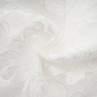 Madeleine white panelled embroidered midi dress