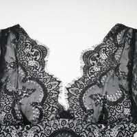 Éléonore Two Tone Lace Detail Maxi Dress