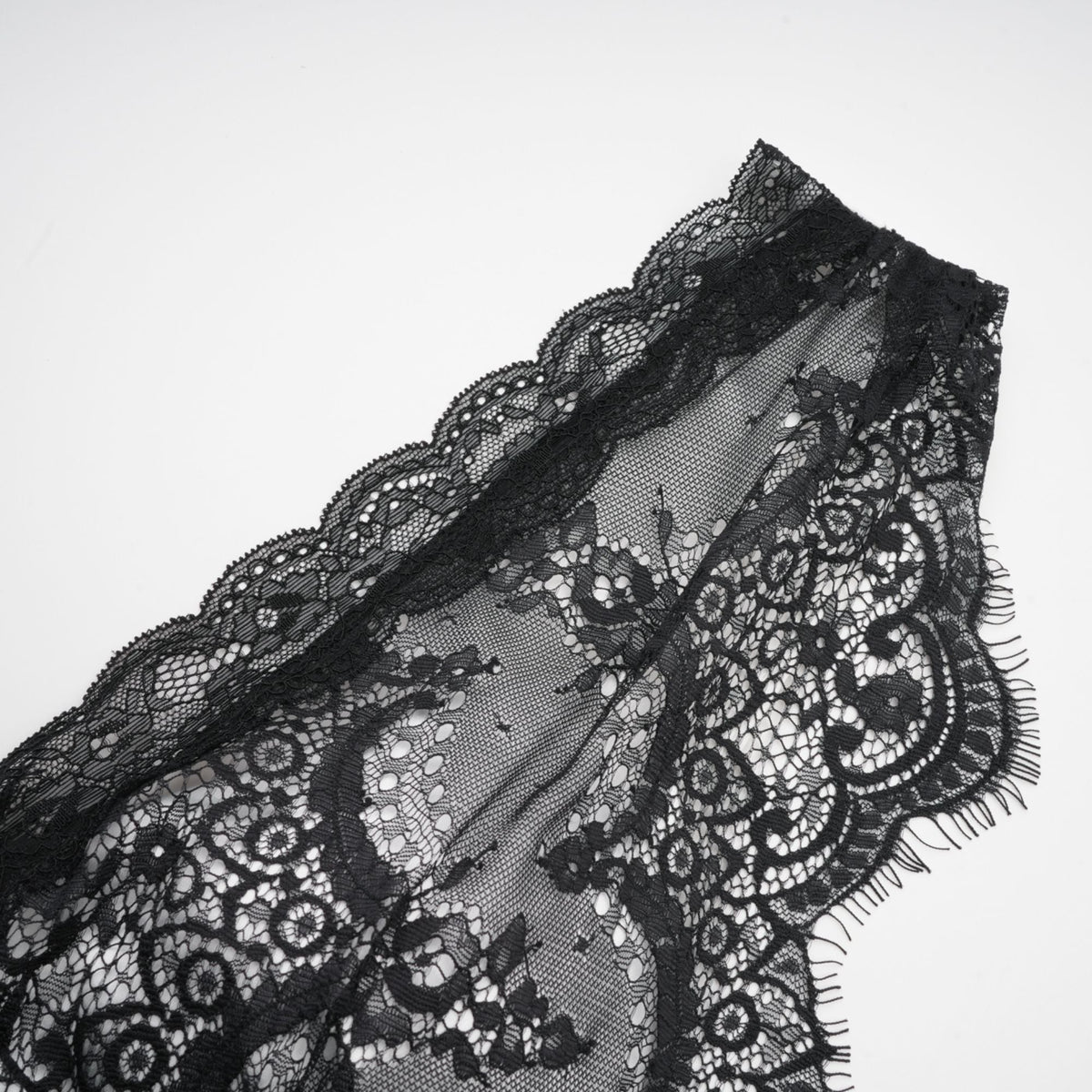 Éléonore Two Tone Lace Detail Maxi Dress