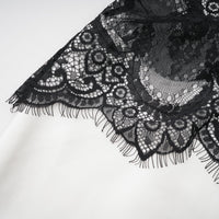 Éléonore Two Tone Lace Detail Maxi Dress
