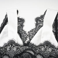 Éléonore Two Tone Lace Detail Maxi Dress