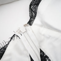 Éléonore Two Tone Lace Detail Maxi Dress