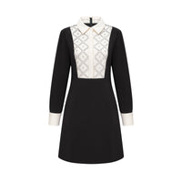 Esmée Two Tone Embellished Mini Dress