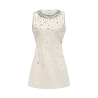Cécile crystal-embellished mini dress