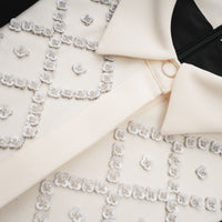 Esmée Two Tone Embellished Mini Dress
