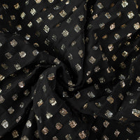 Aloïse Black Polka Dot Pleated Midi Dress