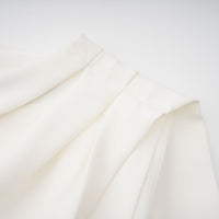 Marzia White Ribbon Detail Floral Lace Maxi Dress