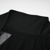 Clarisse semi-sheer ruched midi dress