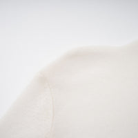 Lark White Tulle Panel Knit Midi Dress