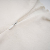 Lark White Tulle Panel Knit Midi Dress