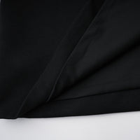 Uranie black panelled sequined corset maxi dress