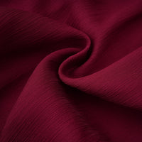 Éléna Burgundy Asymmetrical Ruffled Tulle Mini Dress