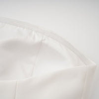 Mélanie White Corset Dress & Mesh Skirt Set