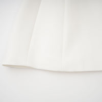 Mélanie White Corset Dress & Mesh Skirt Set