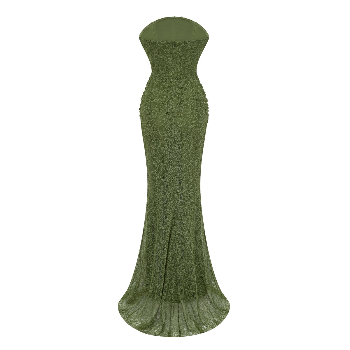 Franziska Green Embellished Corset Maxi Dress (Without Gloves)