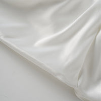 Zenina White Ruched Ribbon Detail Mini Dress