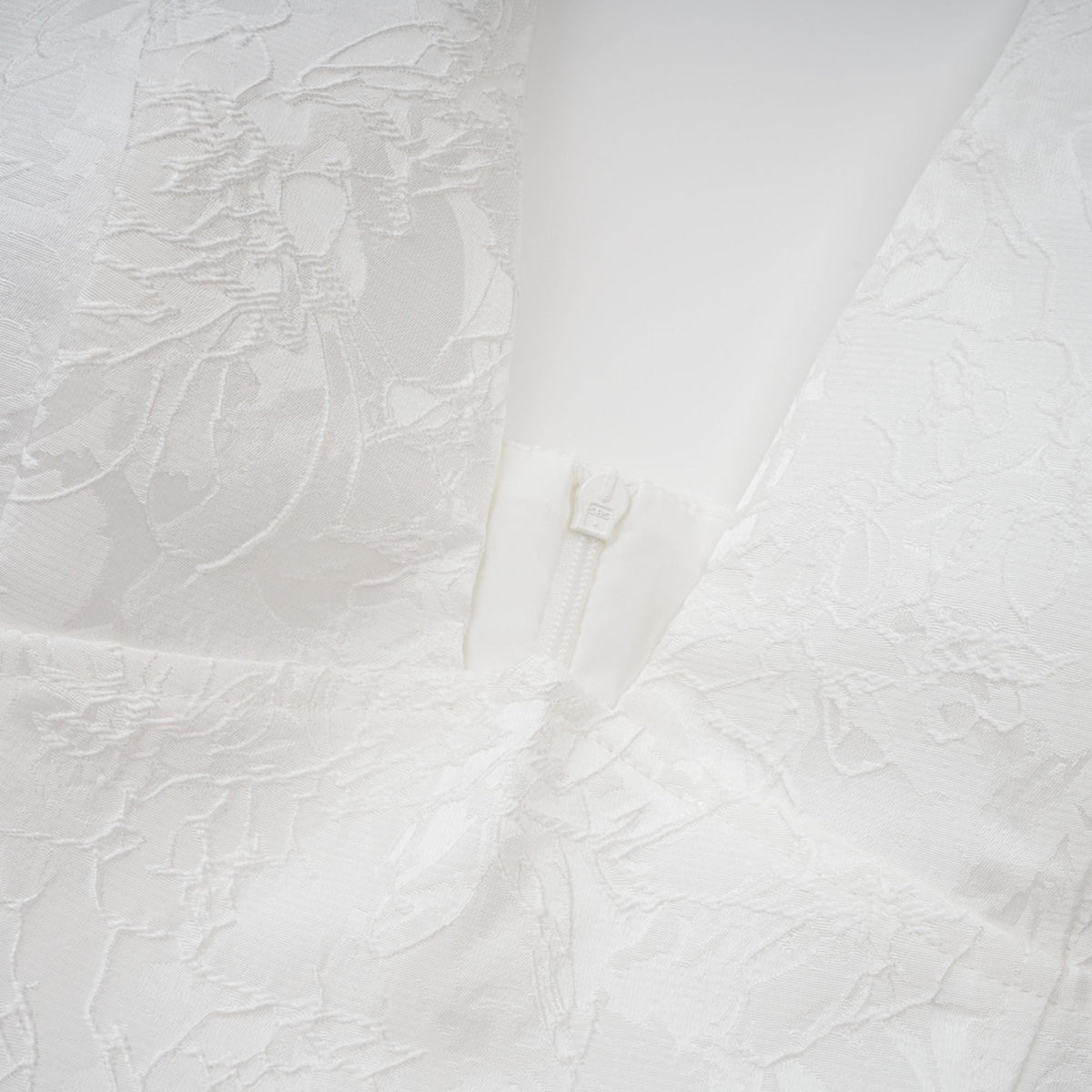 Céline White Glamorous Event Midi Dress