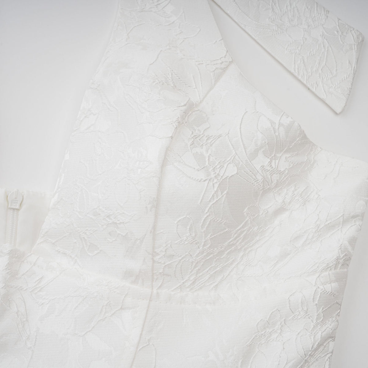 Céline White Glamorous Event Midi Dress