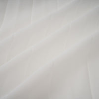 Doux White Ruffled Trim Pleated Midi Dress