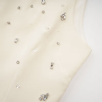Cécile crystal-embellished mini dress