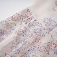 Fabienne Neutral Floral Print Mini Dress