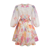 Axelle floral-print mini dress