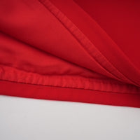 Esther red cap-sleeve mini dress