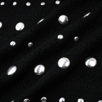 Chloé studded crochet-knit maxi dress in Black