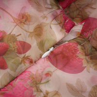 Geneviève fruit-print ruffled maxi dress