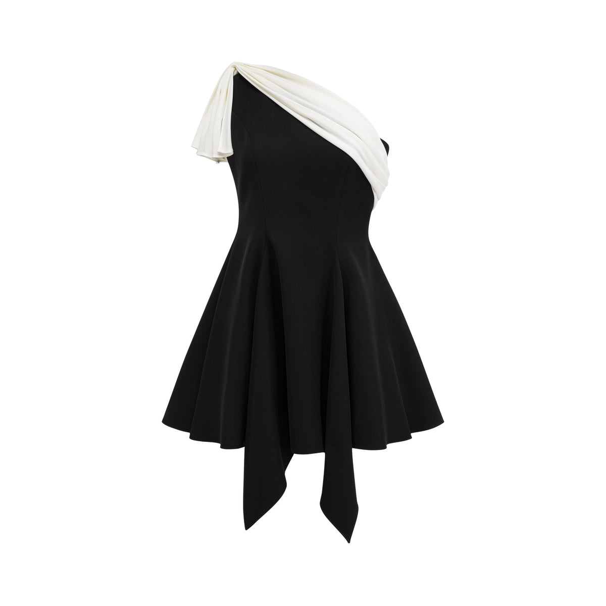 Émeline asymmetrical mini dress