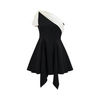 Émeline asymmetrical mini dress