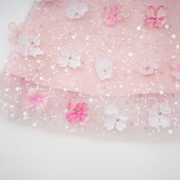 Lilou 3d-petal puffy mini dress