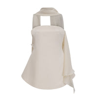 Danaé ribbon-design flared mini dress