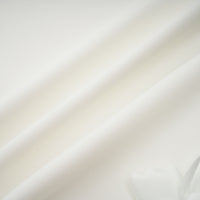 Ariane white faux-flower square-neck midi dress