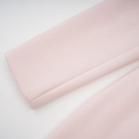 Anaïs pink crystal color-blocked midi dress