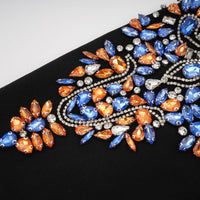 Maëlys black crystal-embellished midi dress