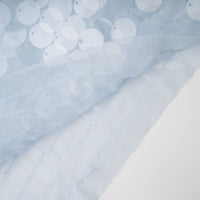 Babette blue halterneck sequined midi dress