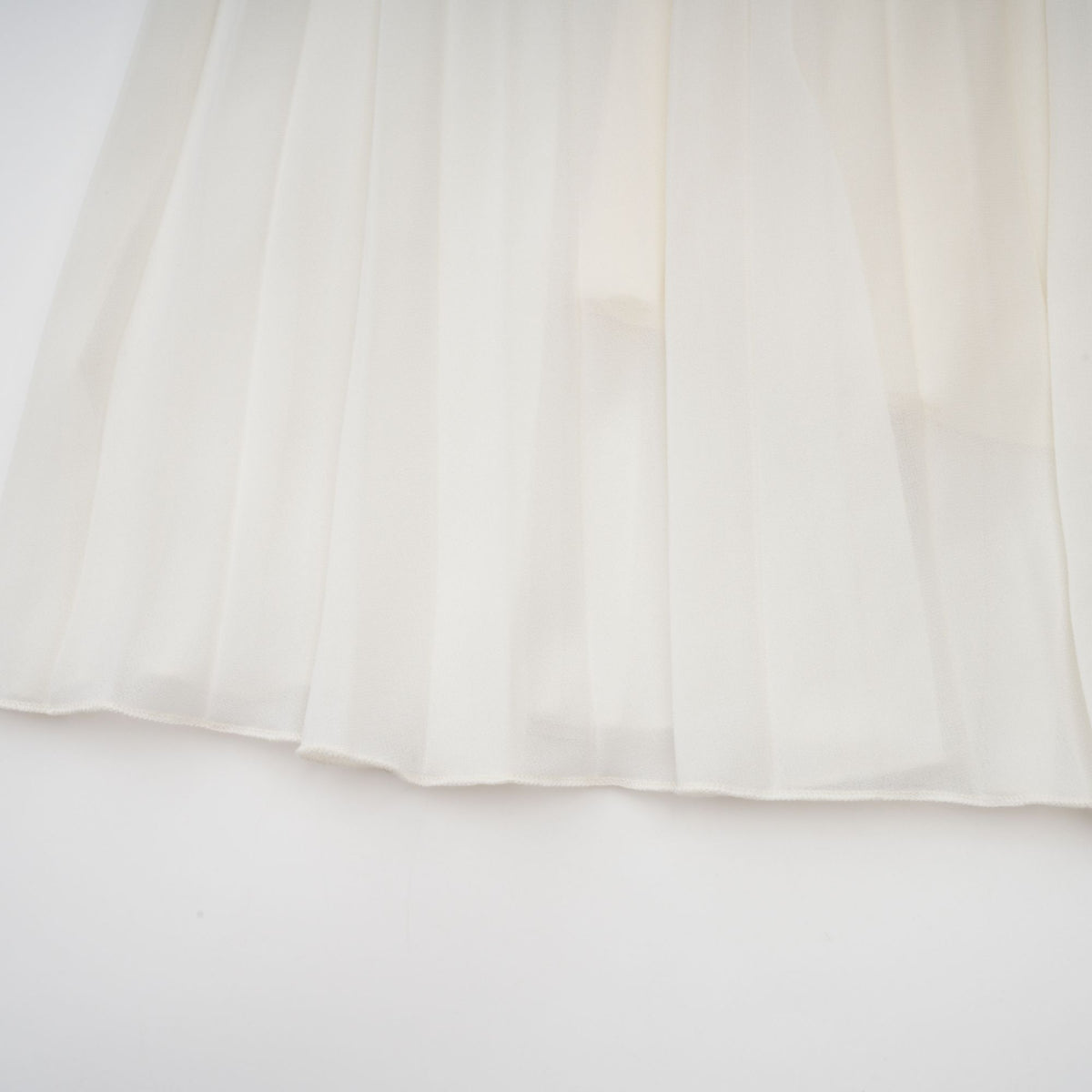 Blanche White Embellished Pleated Two-Piece Jacket and Dress Set