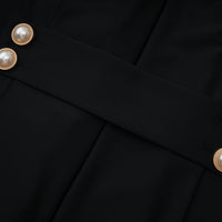 Alessandra color-blocked fitted maxi dress