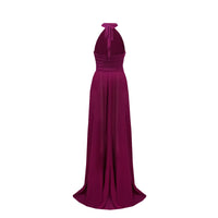 Kerstin Purple Ruched Maxi Dress