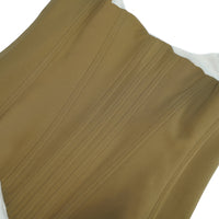 Yasmine Brown Bustier Panel Mini Dress