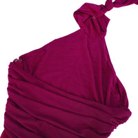 Kerstin Purple Ruched Maxi Dress