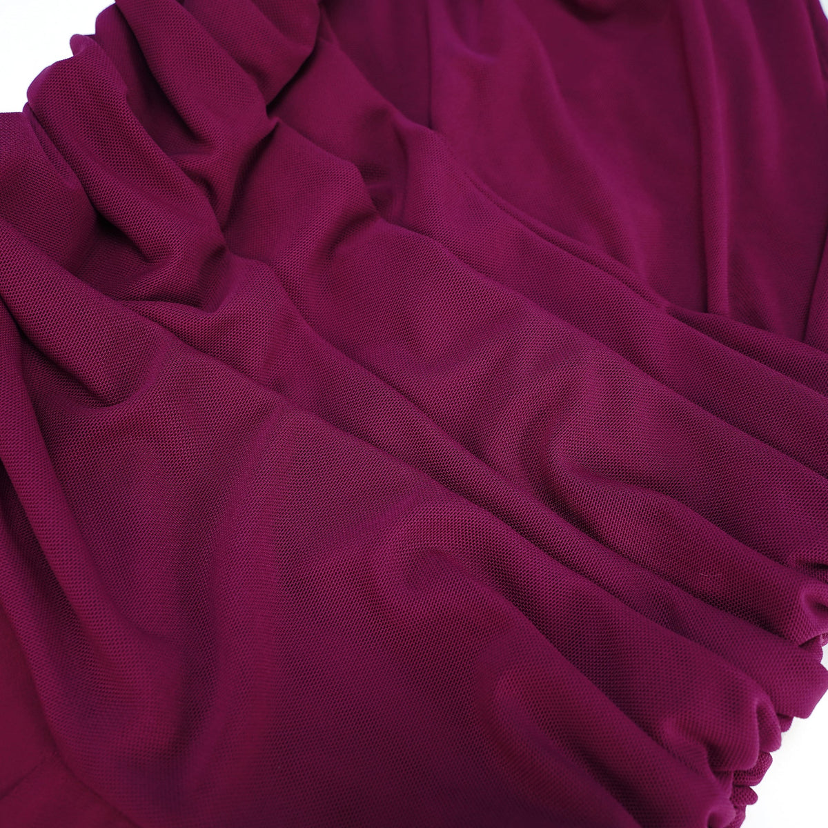 Kerstin Purple Ruched Maxi Dress