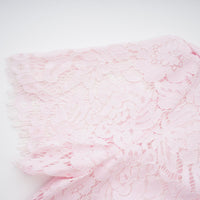 Sabine Pink Floral Lace Mermaid Midi Dress