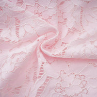 Sabine Pink Floral Lace Mermaid Midi Dress
